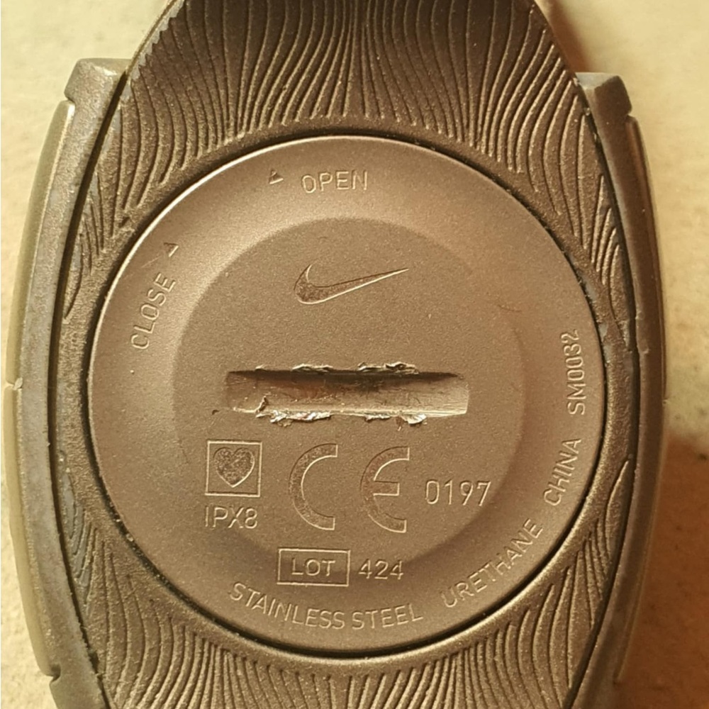 🦋10/$20🦋 Nike H20 Silver Digital Alarm Chronograph Women's Watch - Picture 3 of 3